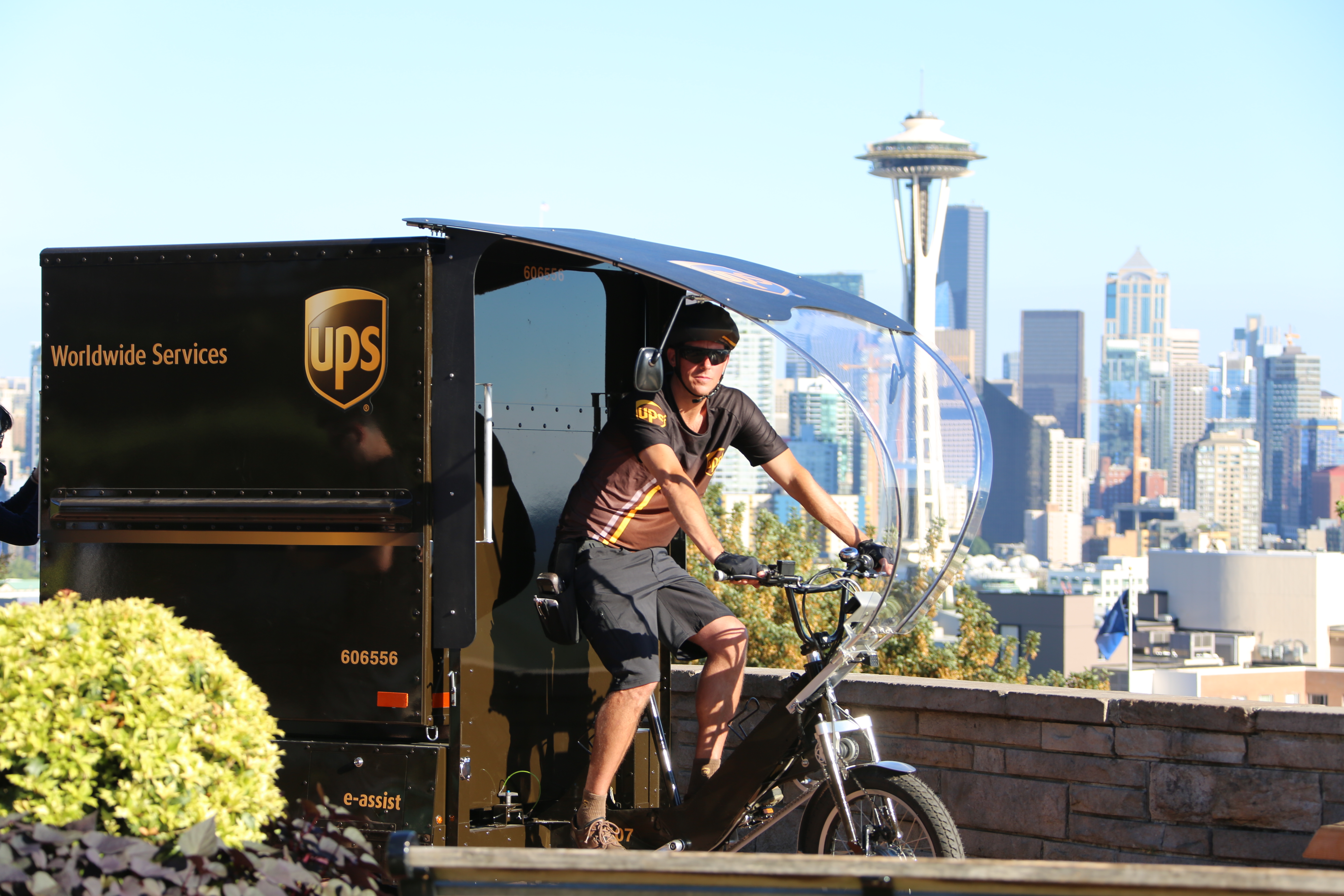 ups bicycle delivery